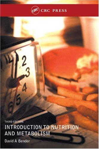 Cover of Introduction to Nutrition and Metabolism