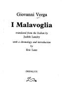 Cover of I Malavoglia di Giovanni Verga