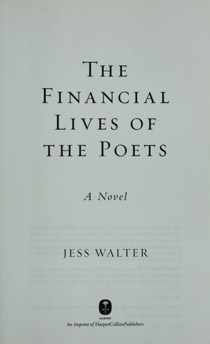 Cover of The financial lives of the poets