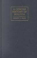 Cover of A Concise History of Bolivia