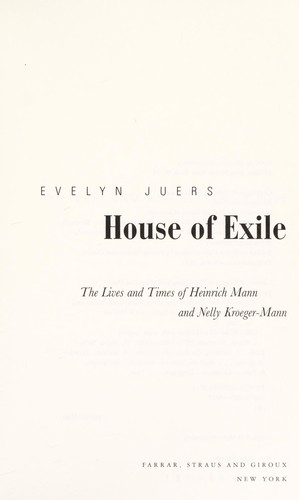 Cover of House of exile