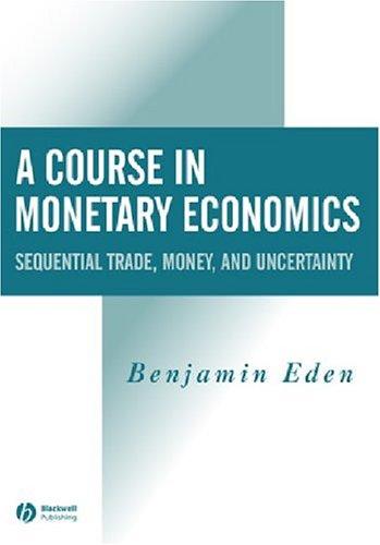 Cover of A Course in Monetary Economics