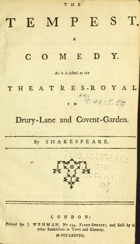 Cover of The Tempest