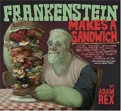 Cover of Frankenstein makes a sandwich