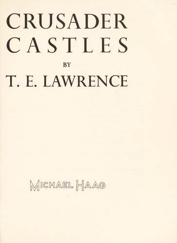Cover of Crusader Castles (Hippocrene Insider's Guides Series)