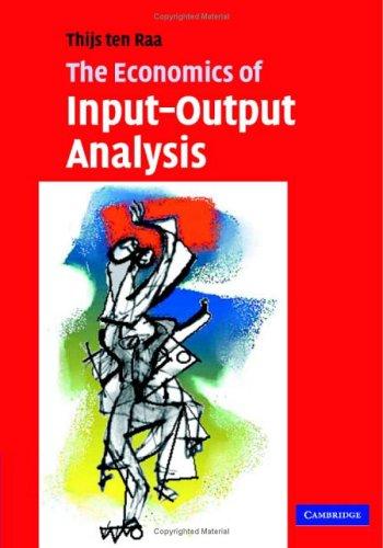 Cover of The Economics of Input-Output Analysis