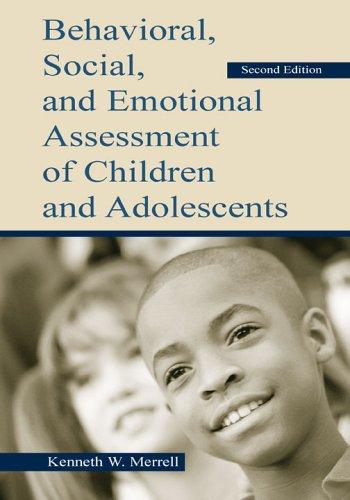 Cover of Behavioral, social, and emotional assessment of children and adolescents