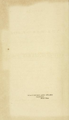 Cover of Notices of the war of 1812