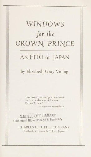 Cover of Windows for the Crown Prince