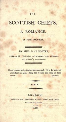 Cover of The Scottish Chiefs
