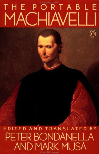 Cover of The portable Machiavelli