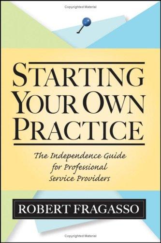 Cover of Starting Your Own Practice