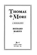 Cover of Thomas More