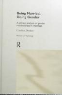 Cover of Being married, doing gender