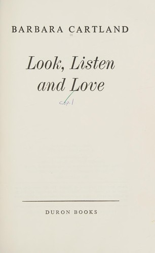 Cover of Look, Listen and Love