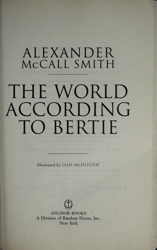 Cover of The world according to Bertie