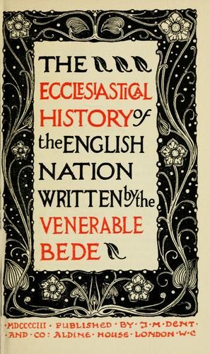 Cover of Historia ecclesiastica gentis Anglorum