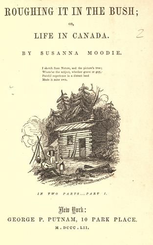 Cover of Roughing it in the bush