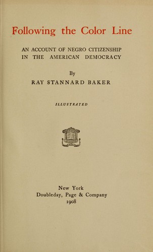 Cover of Following The Color Line