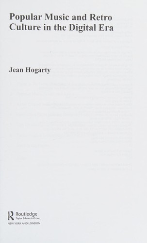 Cover of Popular Music and Retro Culture in the Digital Era