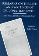 Cover of Remarks on the life and writings of Dr. Jonathan Swift, dean of St. Patrick's, Dublin