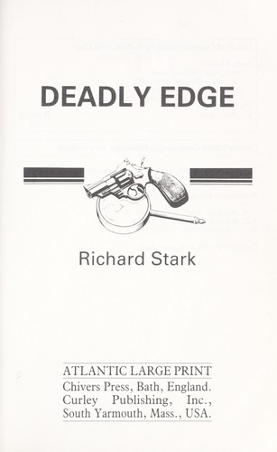 Cover of Deadly Edge (Violent World of Parker, No 6)
