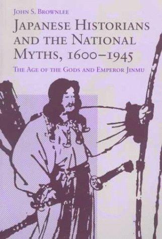 Cover of Japanese historians and the national myths, 1600-1945