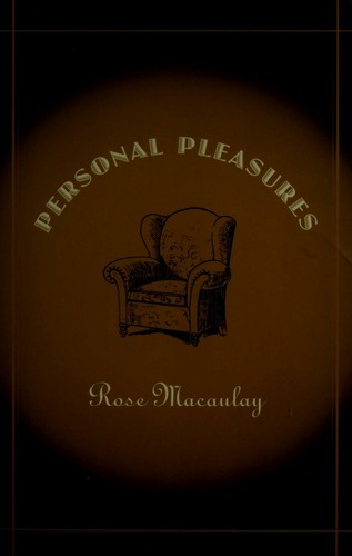 Cover of Personal pleasures