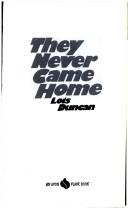 Cover of They Never Came Home