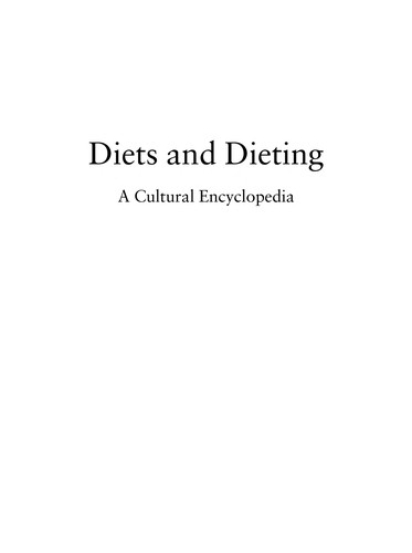 Cover of Diets and Dieting