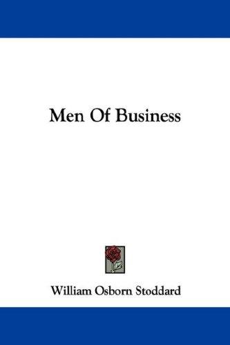 Cover of Men of business