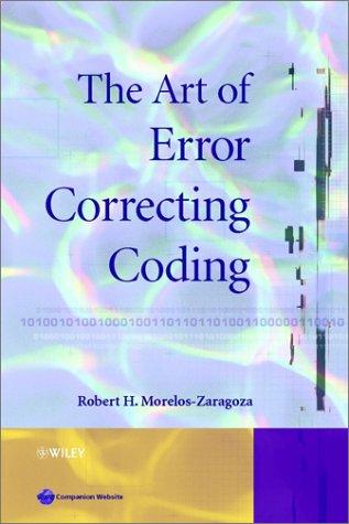 Cover of The art of error correcting coding