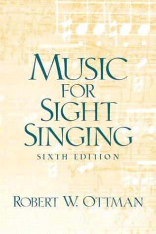 Cover of Music for Sightsinging