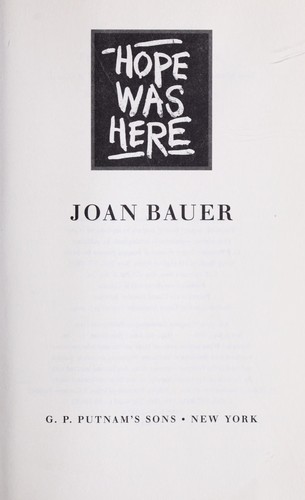 Cover of Hope Was Here