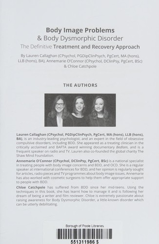 Cover of Body Image Problems and Body Dysmorphic Disorder