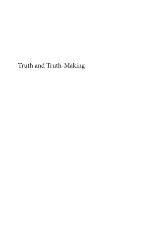 Cover of Truth and truth-making