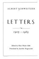 Cover of Albert Schweitzer
