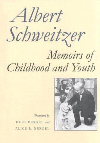 Cover of Memoirs of childhood and youth