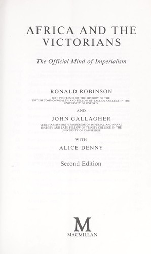 Cover of Africa and the Victorians