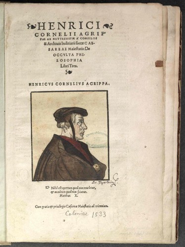 Cover of De Occulta Philosophia