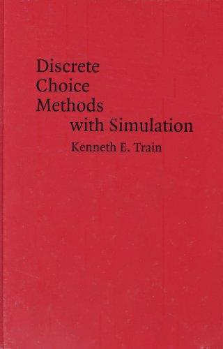 Cover of Discrete Choice Methods with Simulation