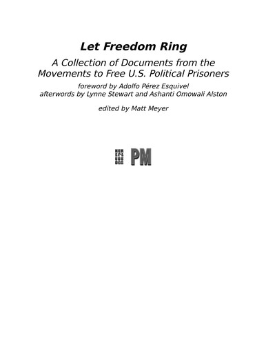 Cover of Let freedom ring