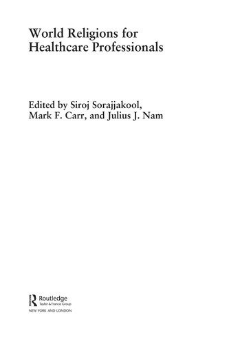 Cover of World religions for healthcare professionals