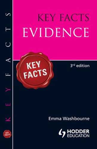 Cover of Key facts evidence