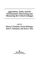 Cover of Agriculture, trade, and the environment
