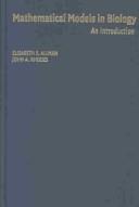 Cover of Mathematical models in biology